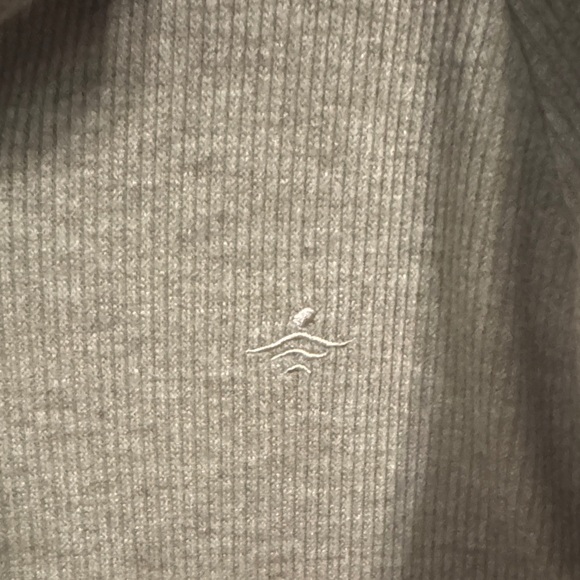 HALARA Brown Zip-Up Jacket with Cream Stripe - Picture 2 of 4